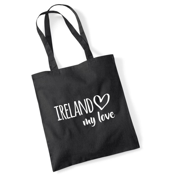 Huuraa Jute Bag Ireland My Love Bag Cotton 10 Litres
