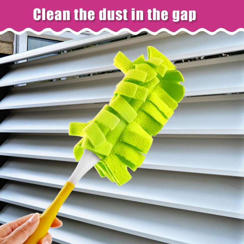 10 Pcs Fleece Duster Refills, Wet and Dry Dual Use