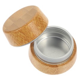 PACKOVE Wear Resistant Lip Balm Tin Portable Lip Balm Container with Leak Lid Compact Lightweight Aluminum Case for Travel Cosmetics Creams and Skincare Storage