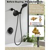 Replacement for Moen Shower Trim Kit, Dual Shower Faucet Combo