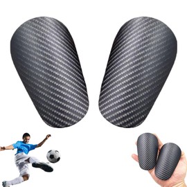 Pack of 2 shin pads for teenagers, mini shin pads for football, perfect fit for the calf, suitable for men, women, children, boys, girls.