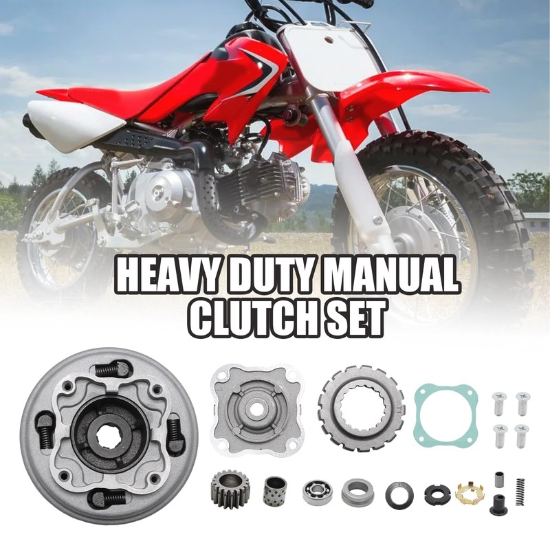 GMAPATS Heavy Duty Manual Clutch Set, Replacement for 50cc 70cc