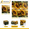 HEKU 100 napkins, 3-ply, 33 x 33 cm, sunflowers, absorbent