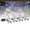 5PCS Stainless Steel Fish Tank Airflow Control Regulating Valve Aquarium