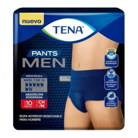 Tena Pants Men ropa interior desechable 10 piezas talla CH/M