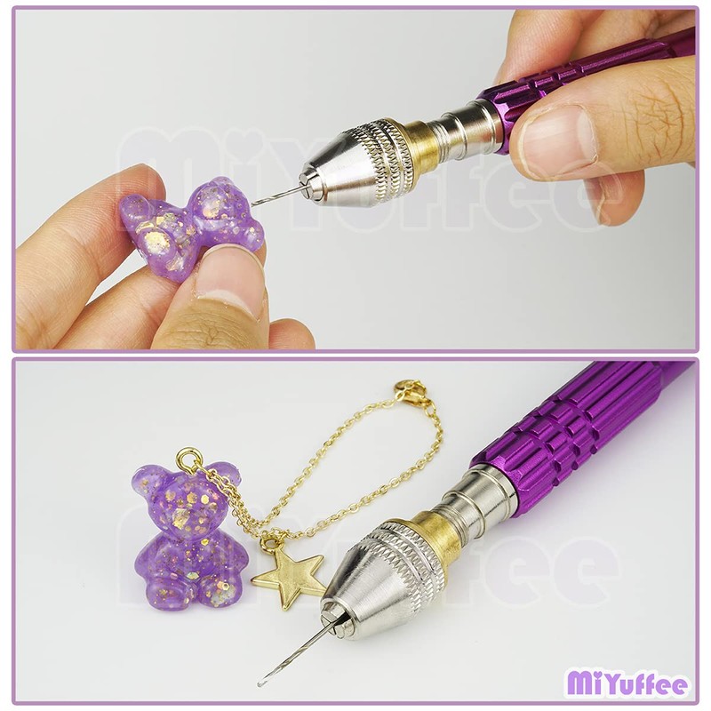 Precision Pin Vise Hand Drill Craft Tool with Drill 0.02