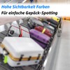 Kofferbänder,koffergurte 4 stück, kofferband auffällig, Luggage Strap with Combination Lock,