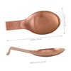 Garneck Rose Gold Kitchen Spoon Holder Soup Ladle Rest Easy