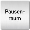 Türschilder24 XXL Door Sign (B) 125 x 125 mm Breaking