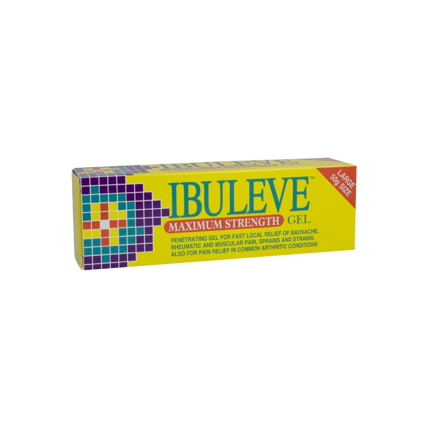 Ibuleve Maximum Strength Gel with 10 Ibuprofen 50g