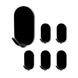 BOBOZAN Selbstklebende Haken zum Aufhängen, extra klebrig und stark, max. 5 kg Traglast, kein Nagel, vielseitige, robuste Wandhaken, für Badezimmer, Küchen, Türen, Schränke, Bettvorhänge, Handtücher