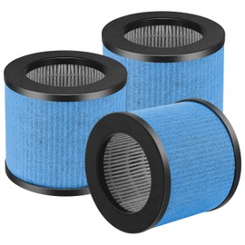 TPAP002 HEPA Filter Replacement for TOPPIN TPAP002 Air Puri-fier Comfy Air C1, 4-in-1 H13 True HEPA Air Puri-fier Filter for TOPPIN TPAP002, Compare to Part #TPFF002, 3 Pack