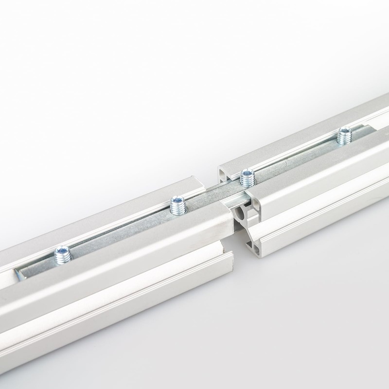 sourcing map Straight Line Connector, 10Pcs 3.9inch Inside Joint Brackets