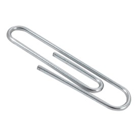 ACCO P1660 Clips para Papel, Sujeta Hasta 20 Hojas, 27.5 mm, 100 Piezas