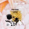 Honbay 60PCS Plastic Star Buttons Decorative Sewing Craft Buttons Embellishments