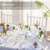 Glasseam Mini Bud Vases for Centerpieces: Clear Small Flower Vase