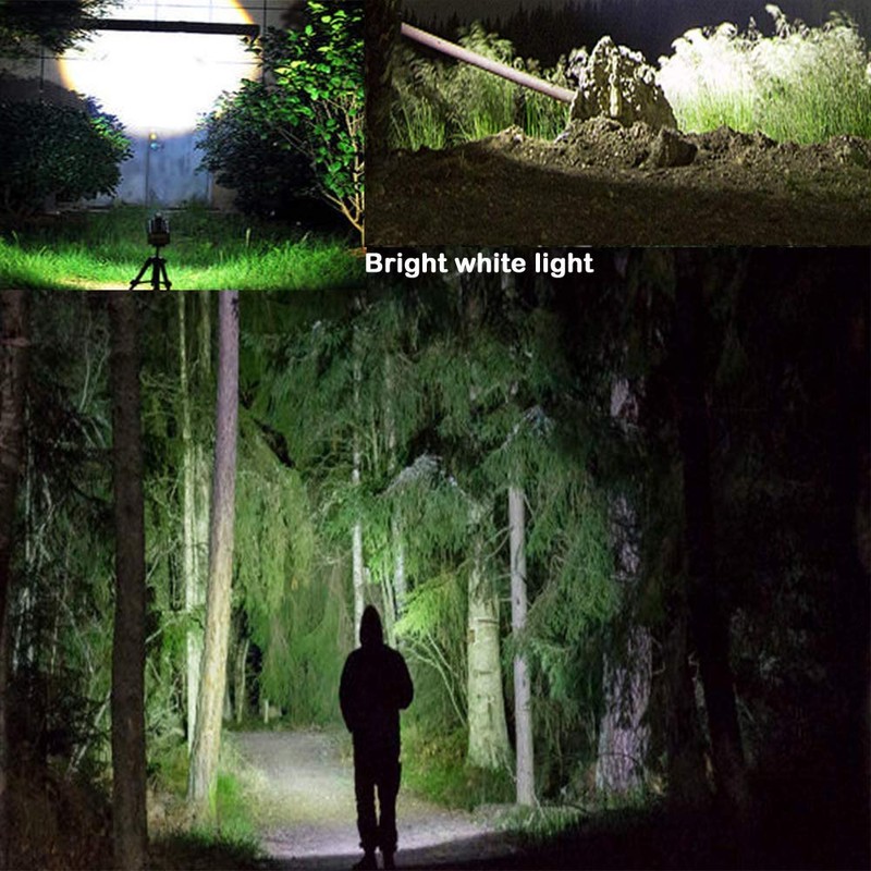 WAYLLSHINE Multicolored Flashlight Pack: Red, Blue, Green, 395 UV, White