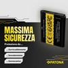 PATONA EN-EL19 Batteria 600mAh per Nikon Coolpix S100 W100 W150