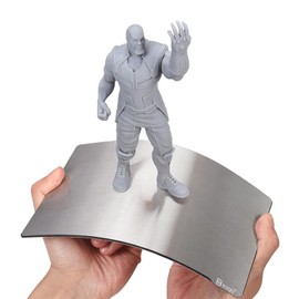 Resin 3D Printer Platform 150x95 mm, Building Plate and Magnetic Sheet, Flexible Steel Plate Flex Bed for ELEGOO Saturn 3D Printer