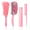 Tiardey Hair Brush, Wide Tooth Comb for Curls for Thick