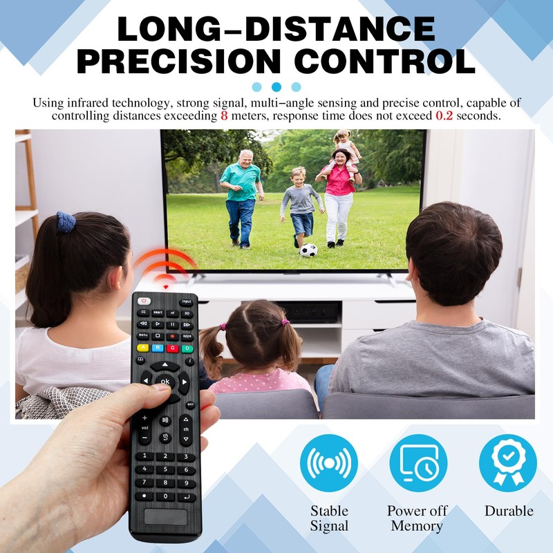 Saysurey 10 Pack TV Remote Universal Replacement Compatible with All