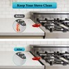 Vikarland（2 Pack) Retractable Stainless Steel Stove Gap Covers Filler Guards