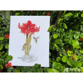 Merejka Counted Cross Stitch Kit Amaryllis K-202