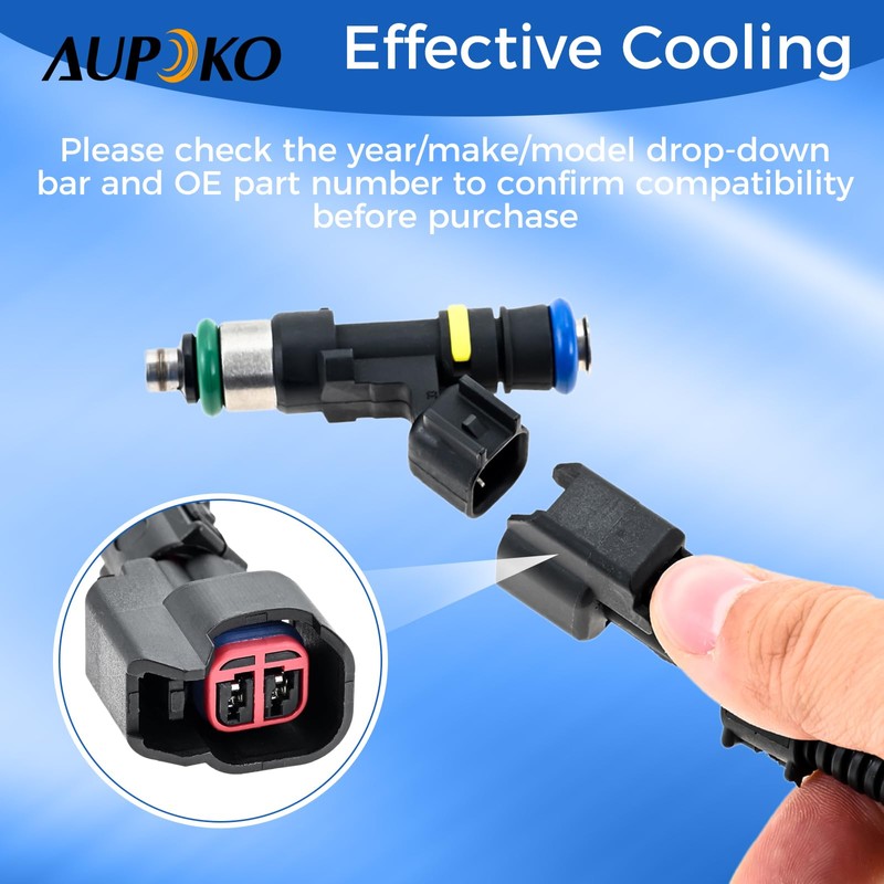 2PCS Fuel Injector Harness Set - Compatible with Polaris Ranger