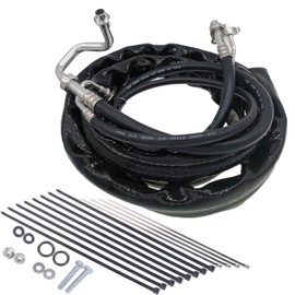 Rear AC Line Set Replacement Lines AT34653,For Acadia,for Traverse, Enclave, Outlook 2007-2017 Rear Auxiliary AC Hose Kit Replacement Part Air Conditioning Lines