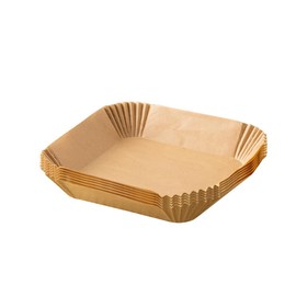 50Pcs Disposable Square Air Fryer Paper Liner Non-Stick Baking Paper Liners