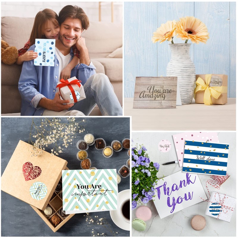 GOGOBAY Appreciation Cards for Employee Teachers,24 You Are Awesome Cards