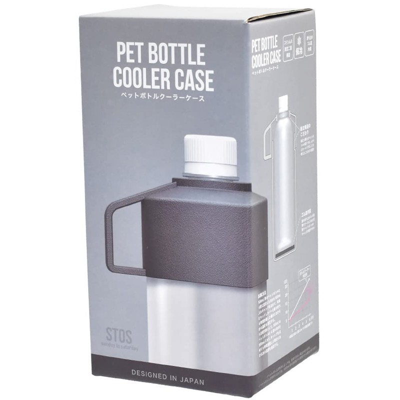 Ijinsha Plastic Bottle Cooler Case Silver STOS