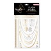 Dizao Gold Tattoo. PRINCESS. Flash Jewels. Metallic Temporary Gold Silver