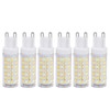 6pcs 90LED G9 Light Bulb 9W 220V Dimmable Soft Warm