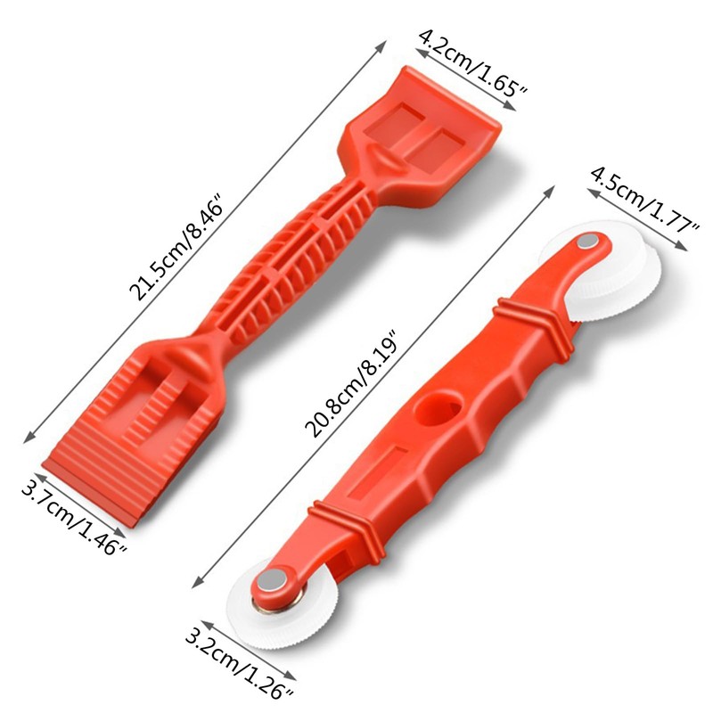 Kodbww Set of 2Convenient Screen Rolling Tool Glazing Shovel Spline