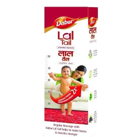 Dabur Lal Tail Ayurvedic Baby Massage Oil Help Growth makes bones strong 100 Ml