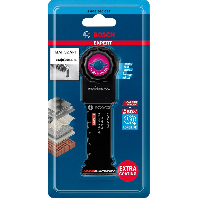Bosch 1x EXPERT MAII 32 APIT MultiMax Plunge Cut Blades