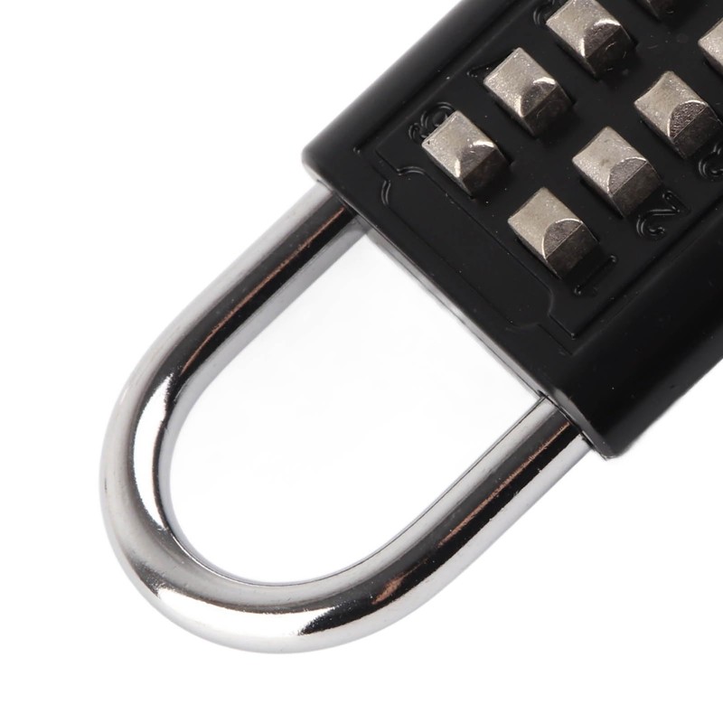 WGFOIP Push Button Padlock, 10 Digit Combination Padlock Weatherproof Code