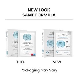 #OOTD Hydrating Sheet Mask Starter Kit Paquete Variado Para El Cuidado De La Piel, Seca, Ance, Piel Sensible, Mascarilla Facial Vegana Coreana Para Hombres Y Mujeres, Colágeno, Cica