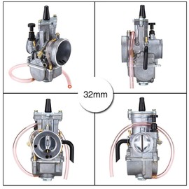 YJGZSVK Carburetor Fits Mikuni Yamaha YZ80 YZ85 YZ 80 85 Carb Dirt Pit Bike 32mm with Air Filter - 54mm