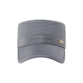YAMEE Military Cap Men's Summer Hat Mesh Lightweight Breathable Army Cap Men Quick-Drying Baseball Cap Men for Outdoor Sports Hiking, darkgray, Unit size