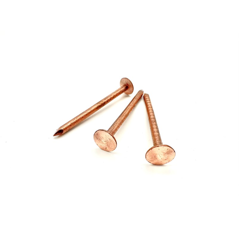 10 PCS Copper Clout Nails Roofing Slate Felt Nail, Tree