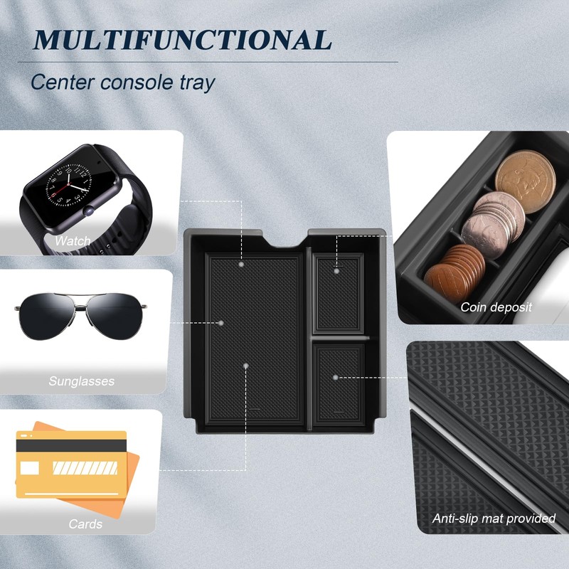 BIBIBO 3Pack for 2024-2026 Lexus GX 550 Center Console Organizer