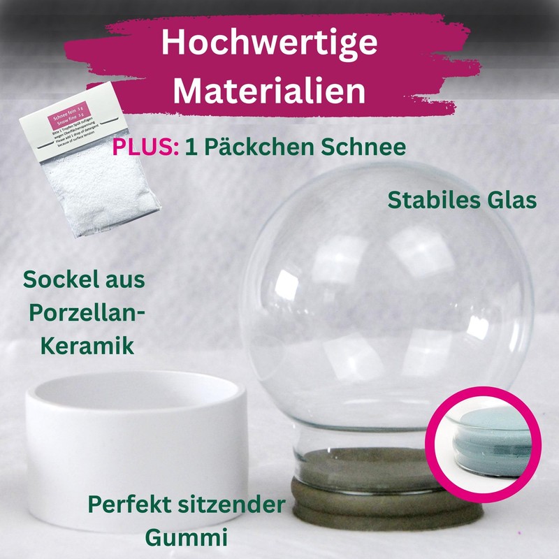Snowglobe for You 40052 DIY Snow Globe with 1 x