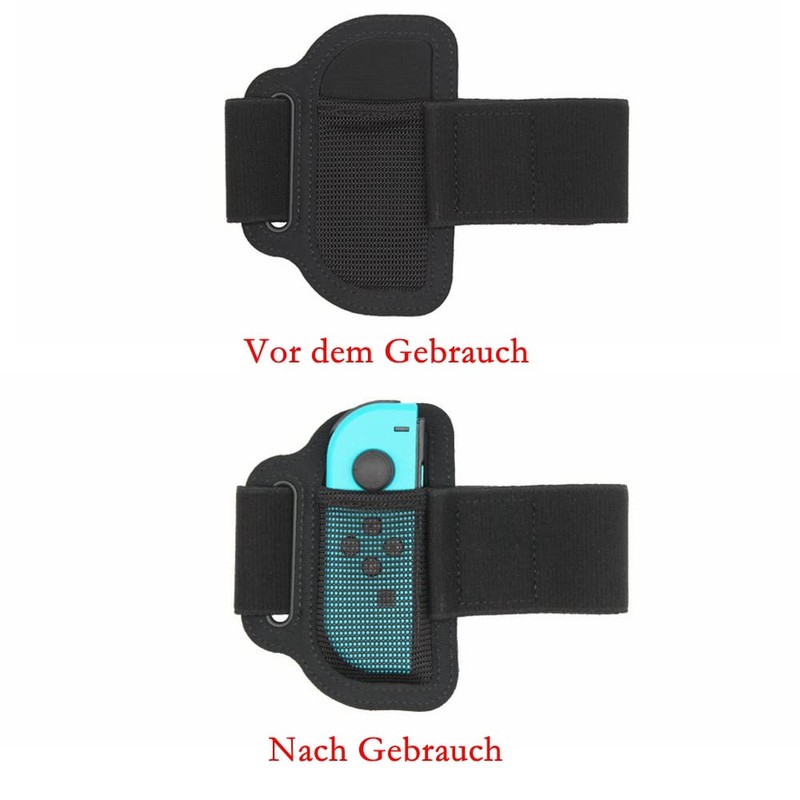 Kiwochy Pack of 2 Leg Band Switch Leg Strap Ring