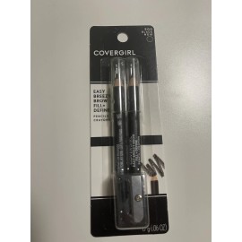 COVERGIRL NIP New Covergirl Brow Fill & Define 2 Pencils & Sharpener 500 Black