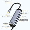 Sorandy CONCENTRADOR USB C, Adaptador USB C Dongle 6 en