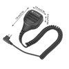 Portable Handheld Speaker Mic for Motorola Walkie Talkie, 3.5mm Headphone