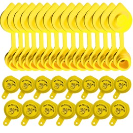 15pcs Yellow Gas Can Vent Caps & 15pcs Gas Can Caps - Can Vents For Plastic Cans & Metal Fuel Jugs, 5 Gallon Can Air Vent Kit