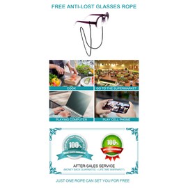 OCCI CHIARI Round Reading Glasses for Women 1.75 Oversized Readers 0 1.0 1.25 1.5 1.75 2.0 2.25 2.5 2.75 3.0 3.5(Purple,1.75)